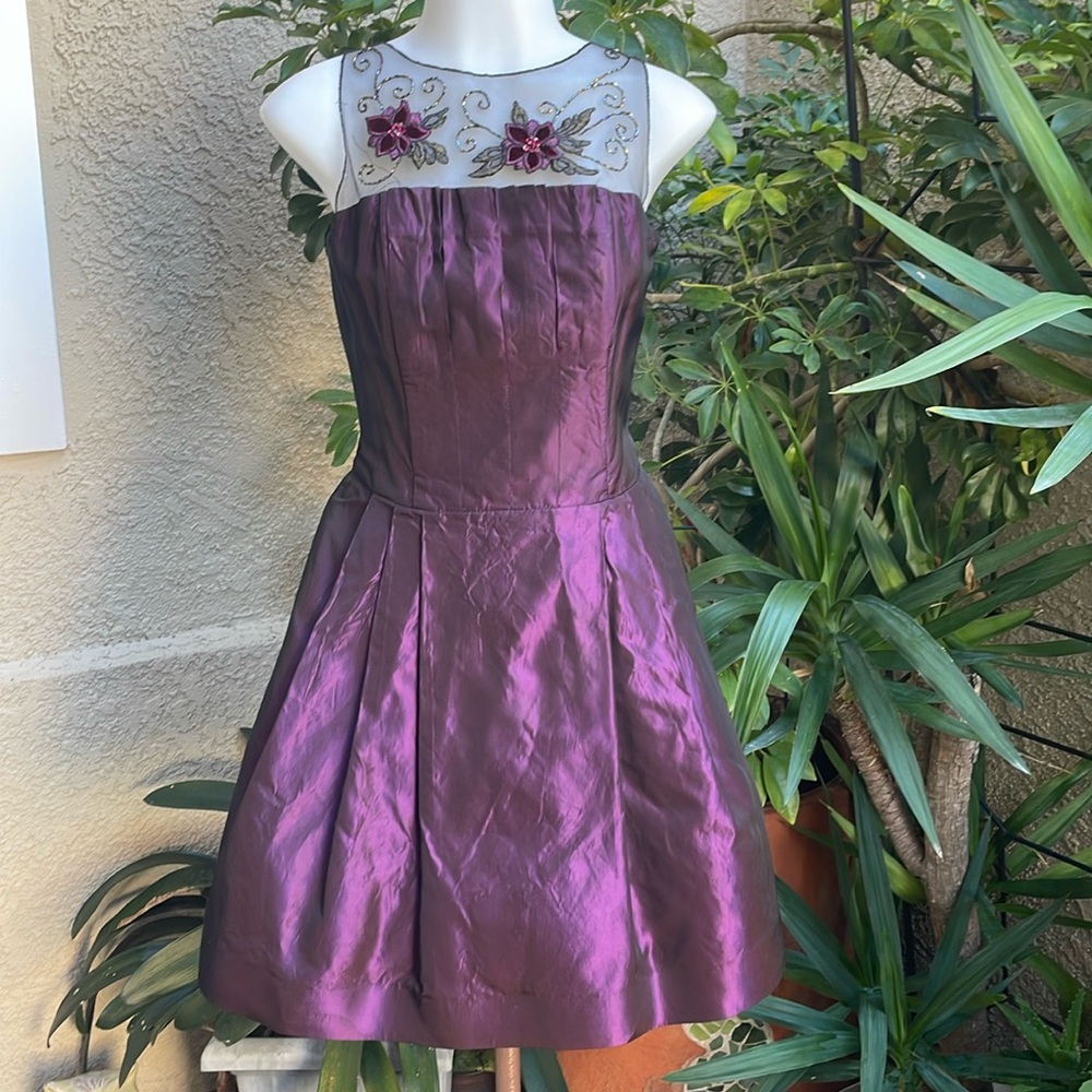 Vintage purple Jessica McClintock bubble dress